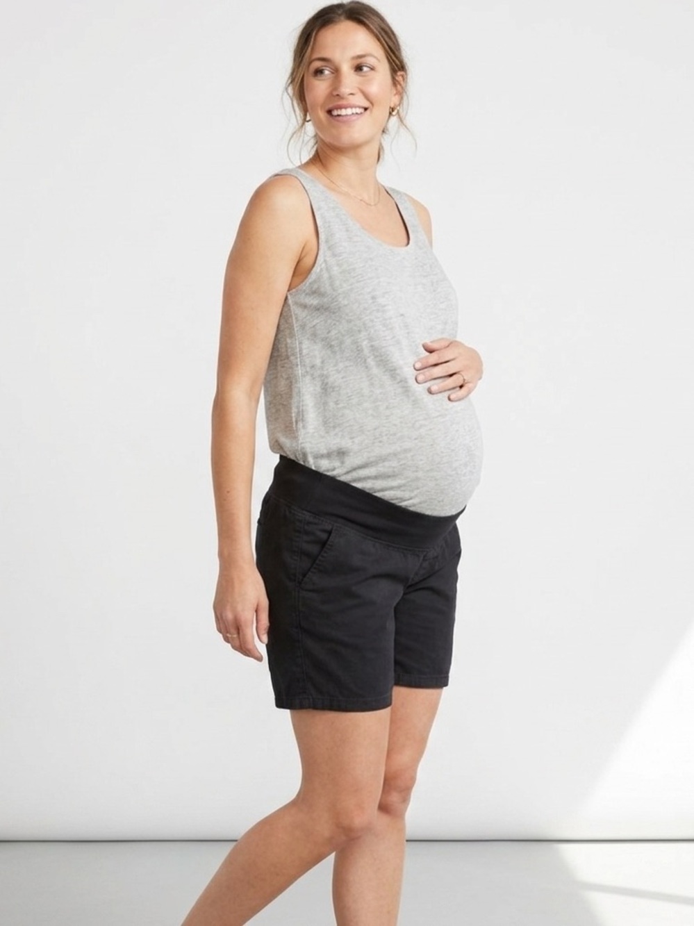 Liz Lange Maternity for Target Black Stretch Shorts - Size XS (0-2)